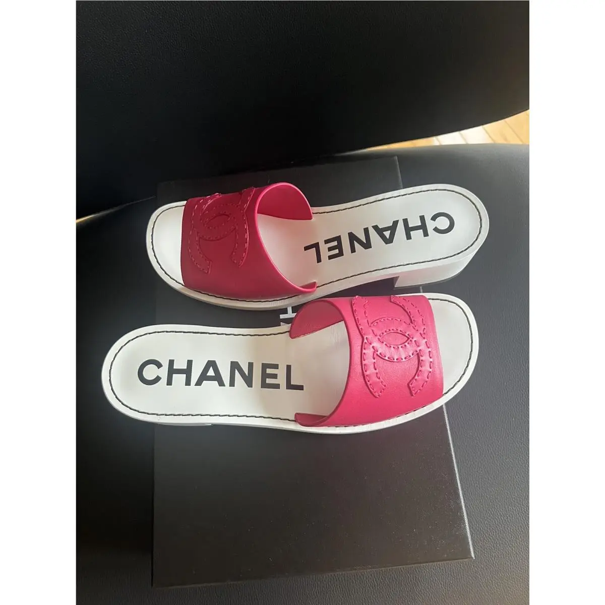 Chanel shoes - DARK PINK 1