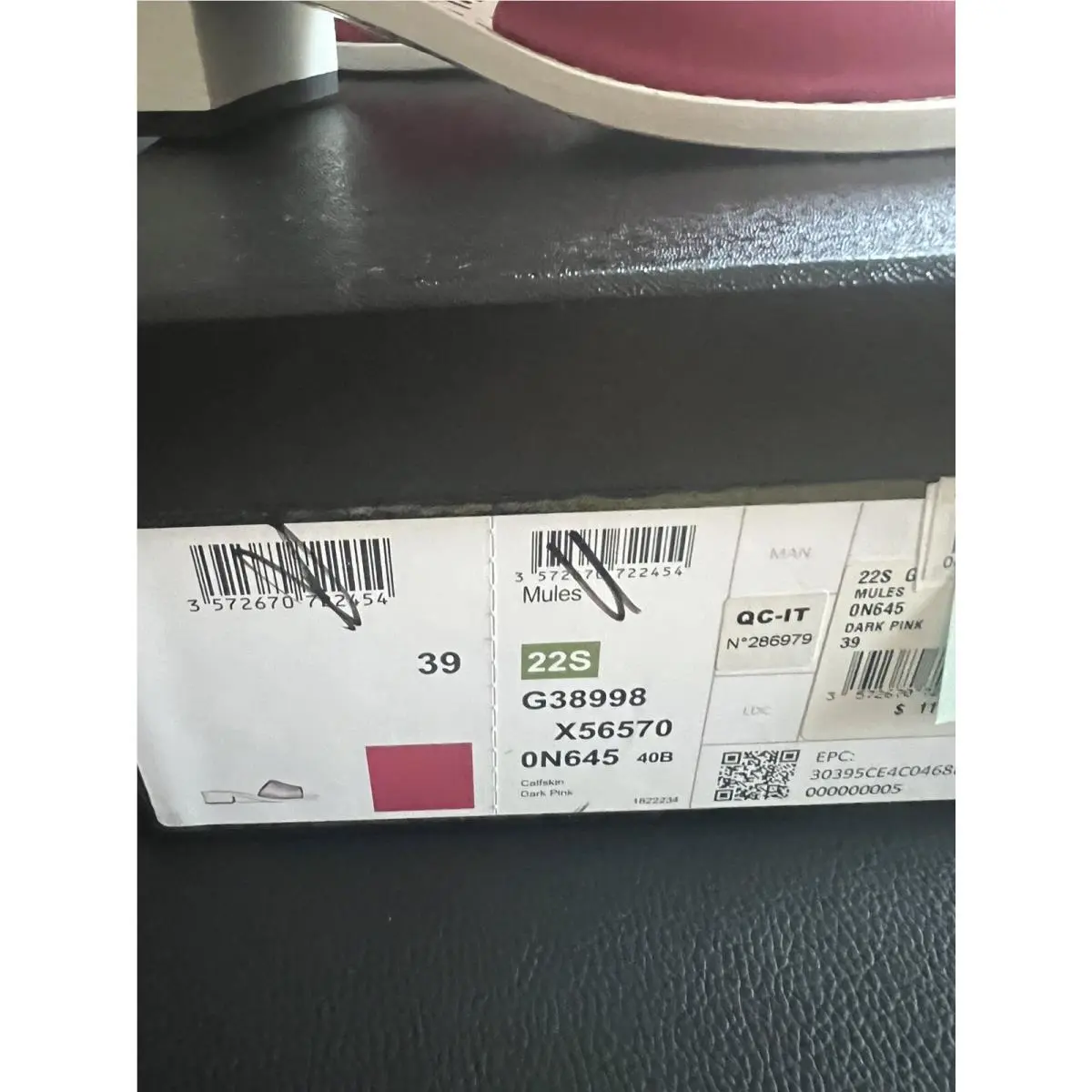 Chanel shoes - DARK PINK 3