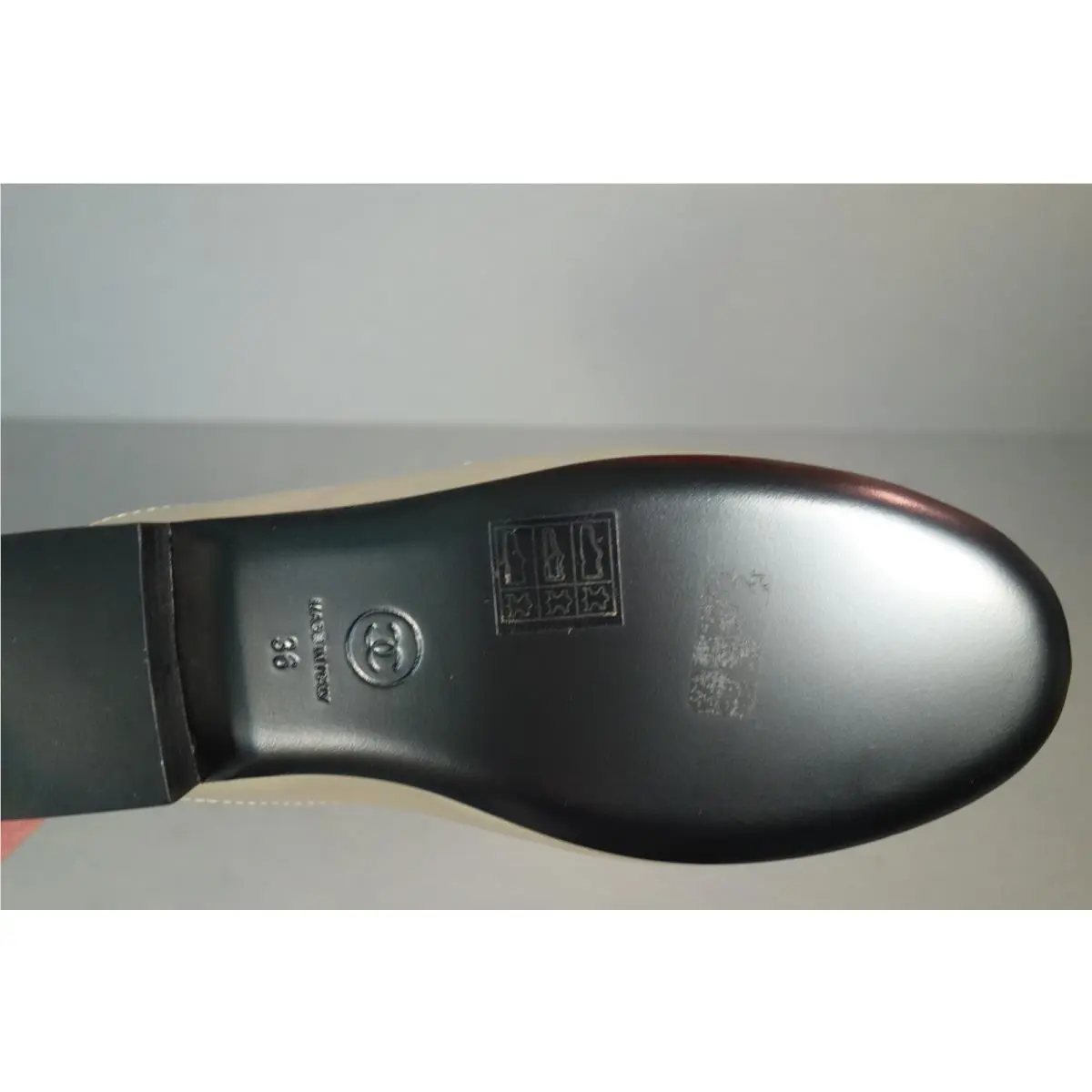Chanel shoes - Mules Slides Clogs - Mules Slides Clogs - Gold (UPC: 3572639283309) 10