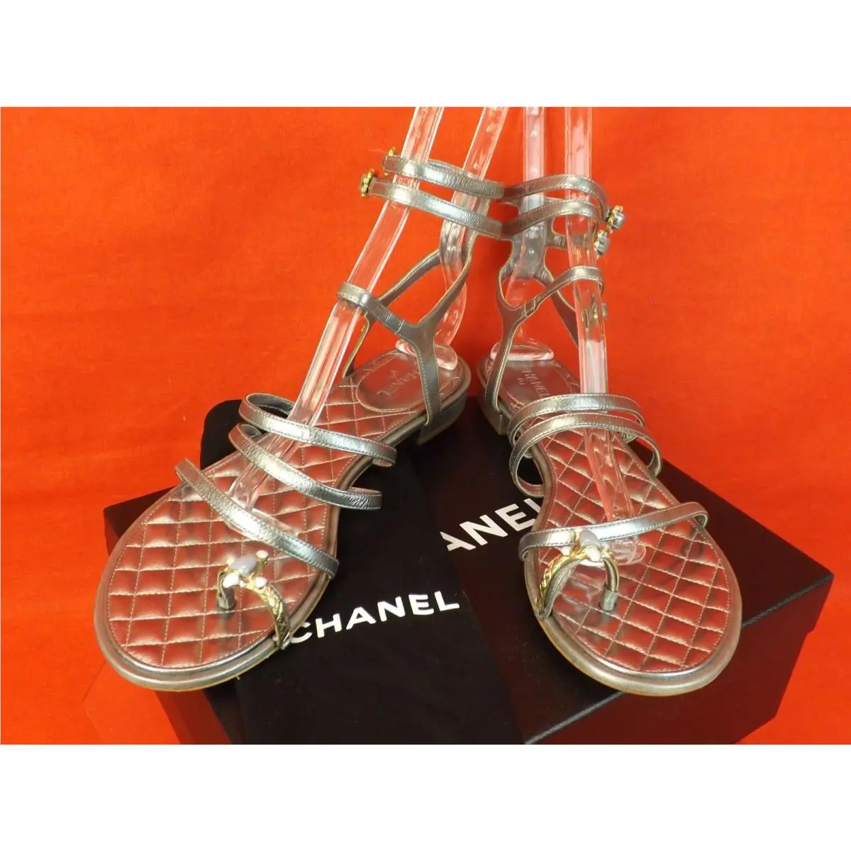 Chanel shoes - G30729 - G30729 - Silver (UPC: 3572633324862) 0