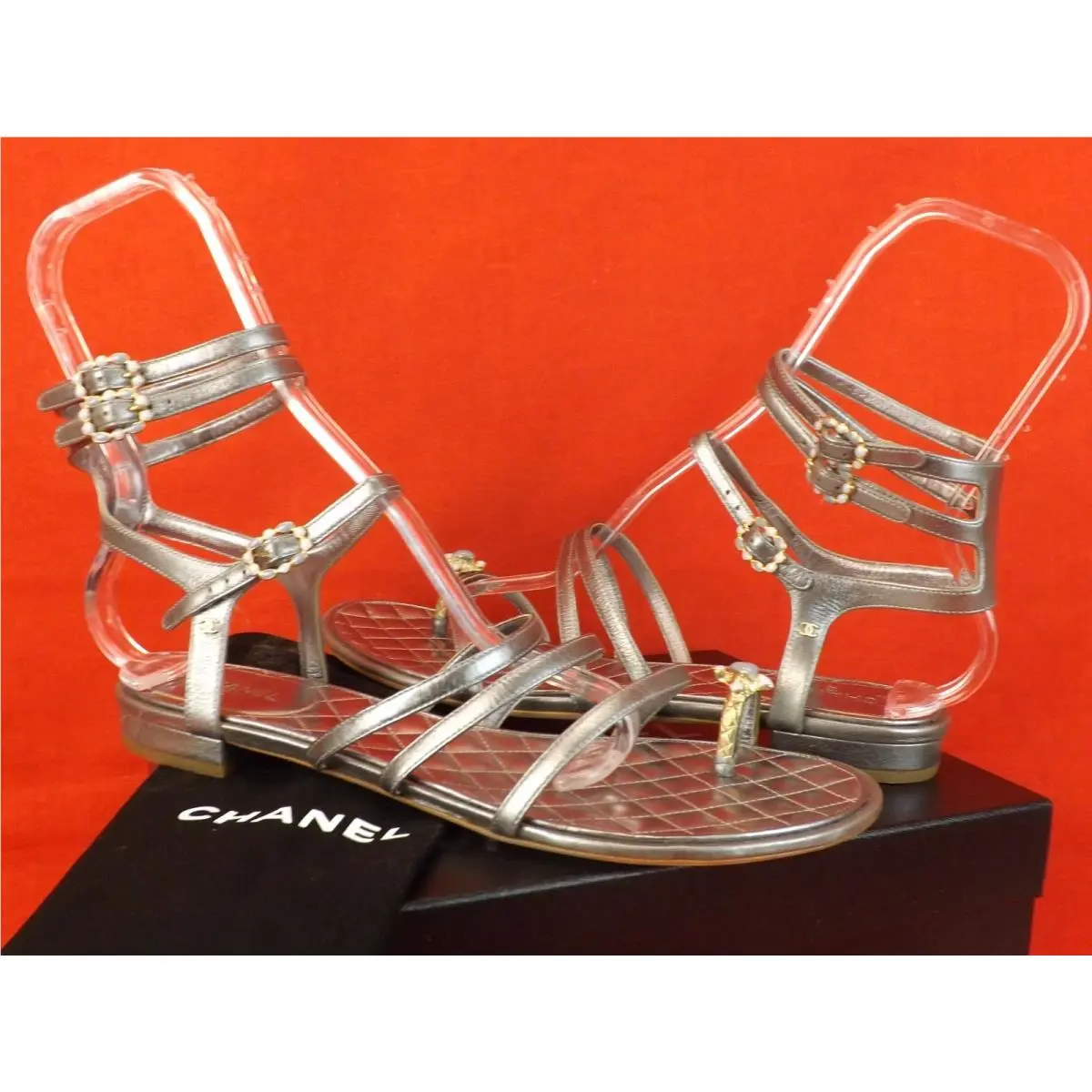 Chanel shoes - G30729 - G30729 - Silver (UPC: 3572633324862) 1