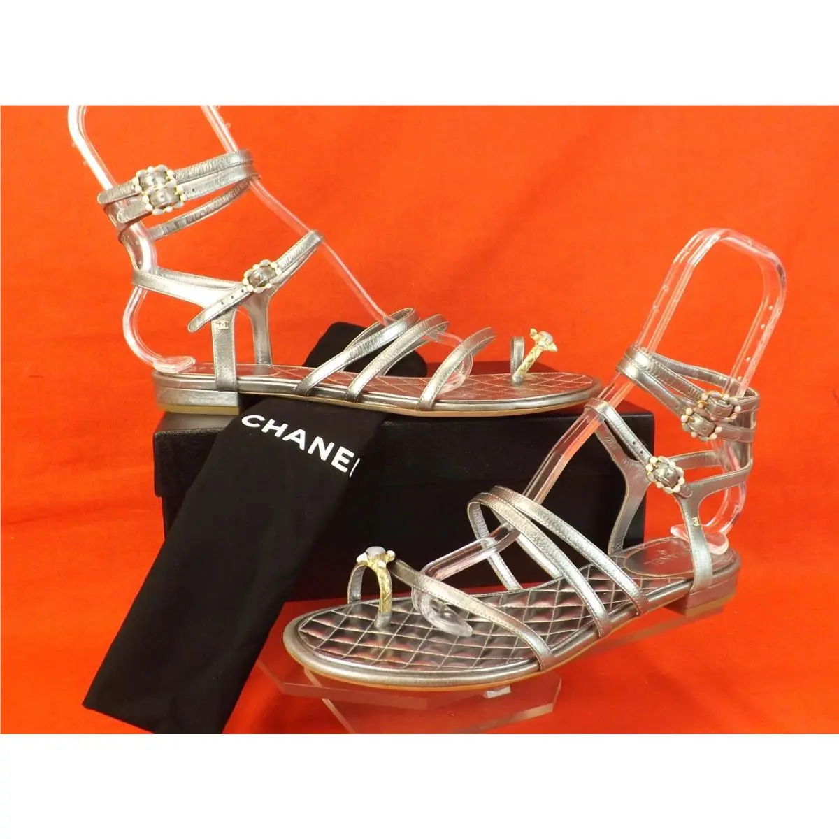 Chanel shoes - G30729 - G30729 - Silver (UPC: 3572633324862) 3