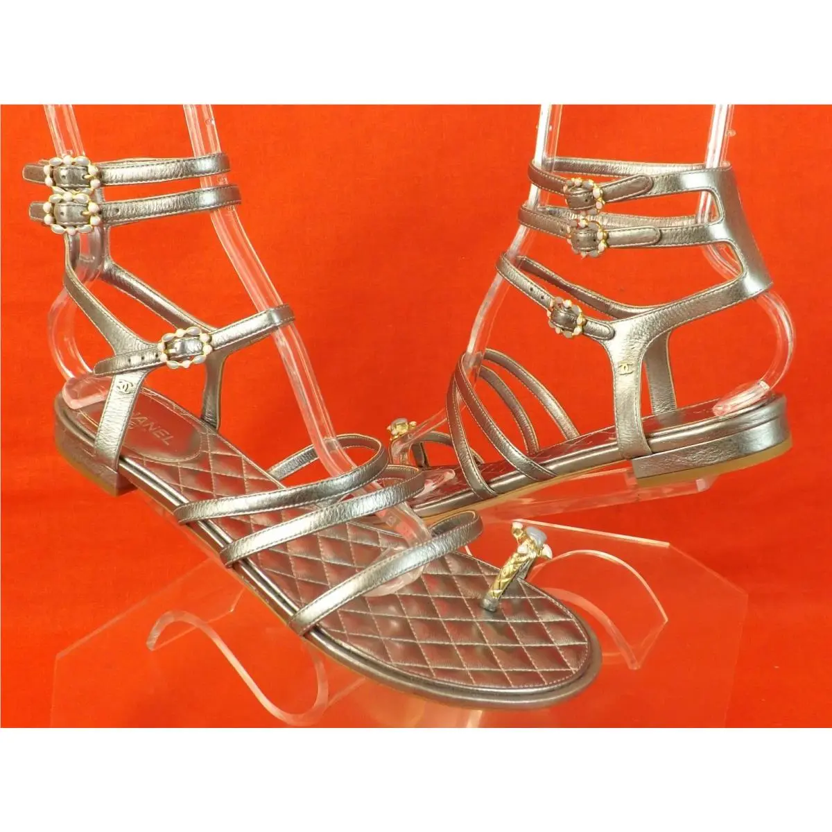Chanel shoes - G30729 - G30729 - Silver (UPC: 3572633324862) 5