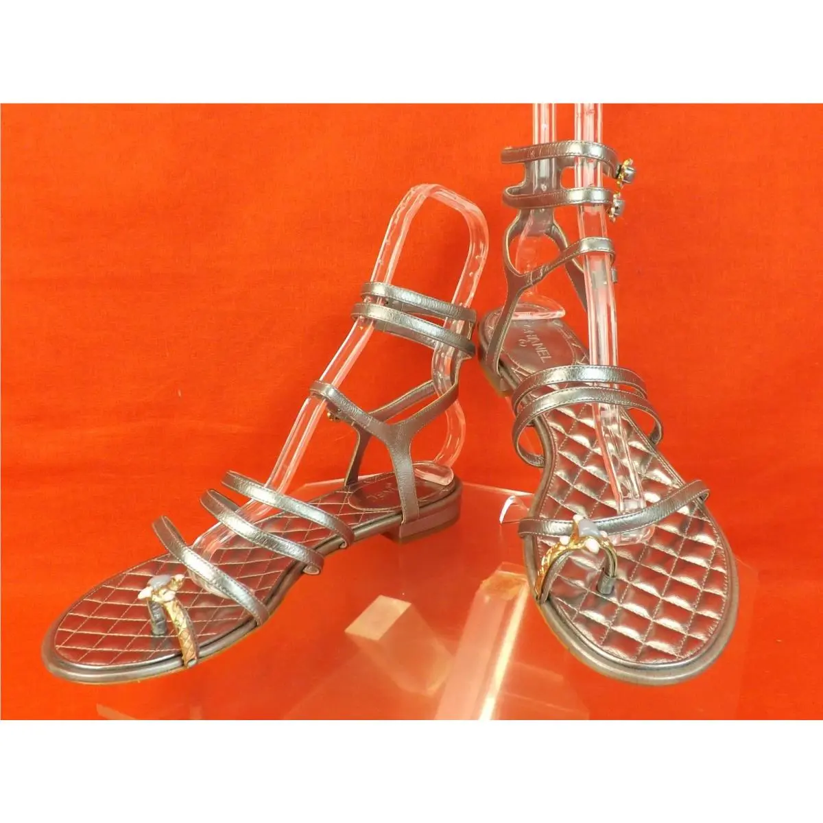 Chanel shoes - G30729 - G30729 - Silver (UPC: 3572633324862) 7