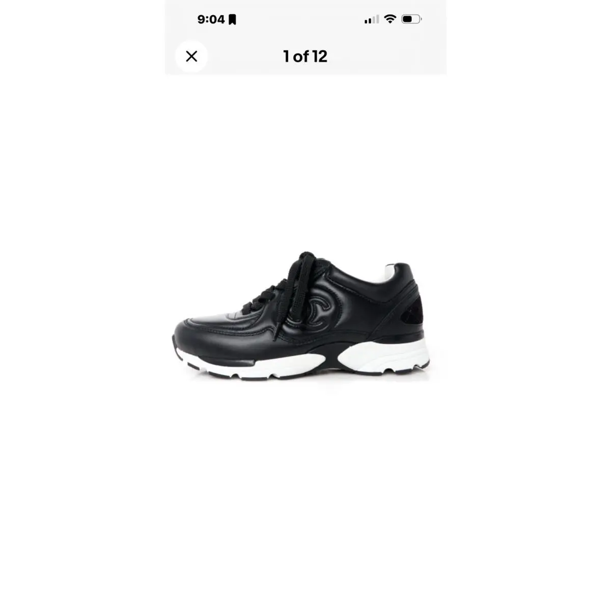 Chanel shoes - Chanel Sneaker - Sneaker - Black 10