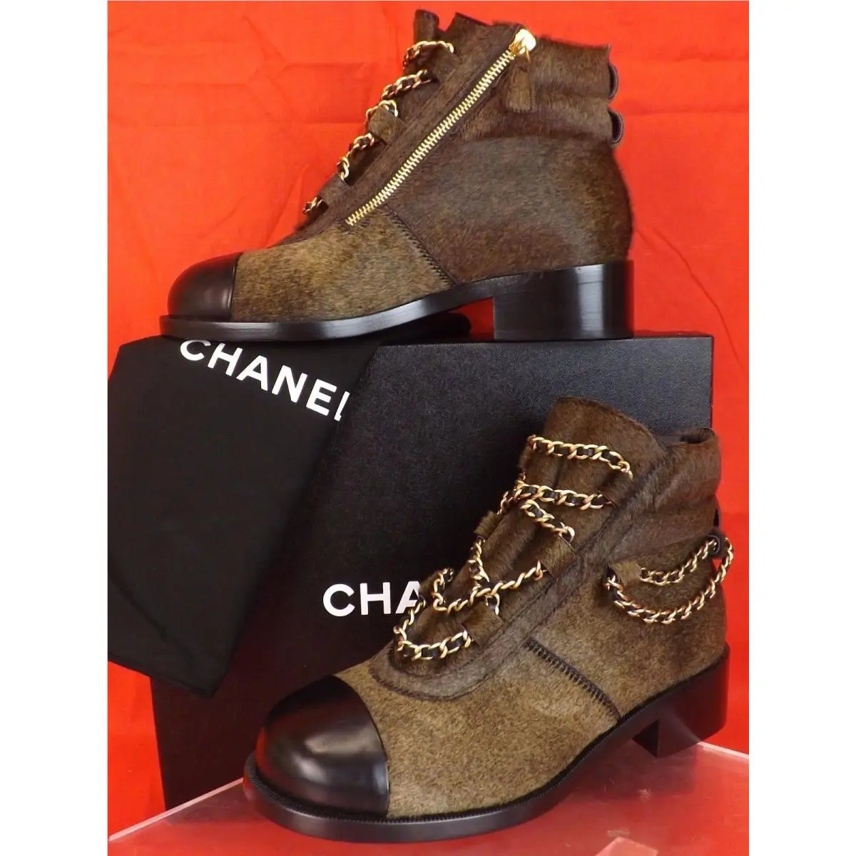 Chanel shoes - Browb/Black/Gold (UPC: 3572634132282) 0