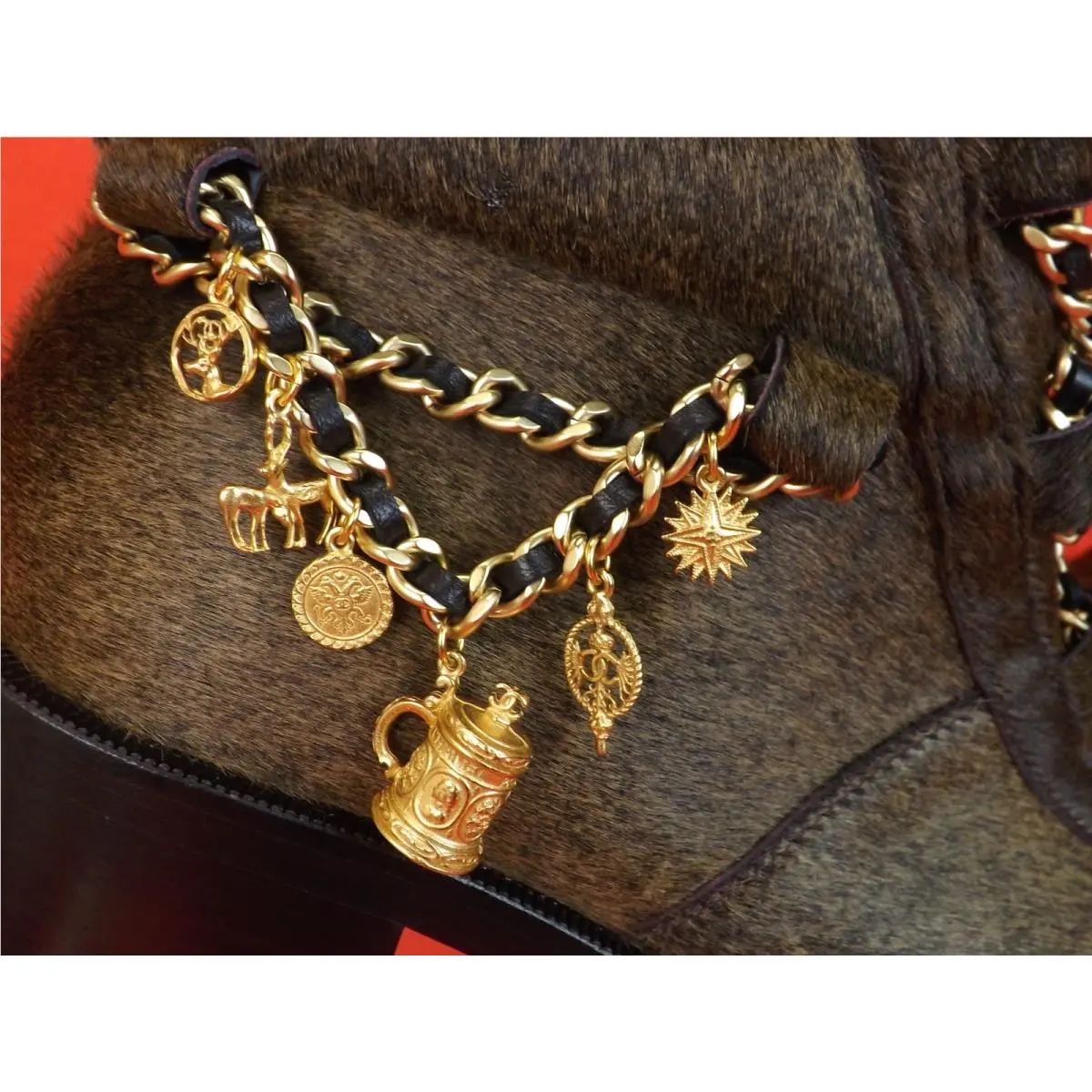 Chanel shoes - Browb/Black/Gold (UPC: 3572634132282) 4