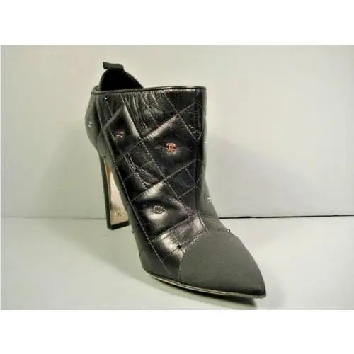 Chanel shoes - Chanel Short Boots - Short Boots - Black (UPC: 3572633965171) 4
