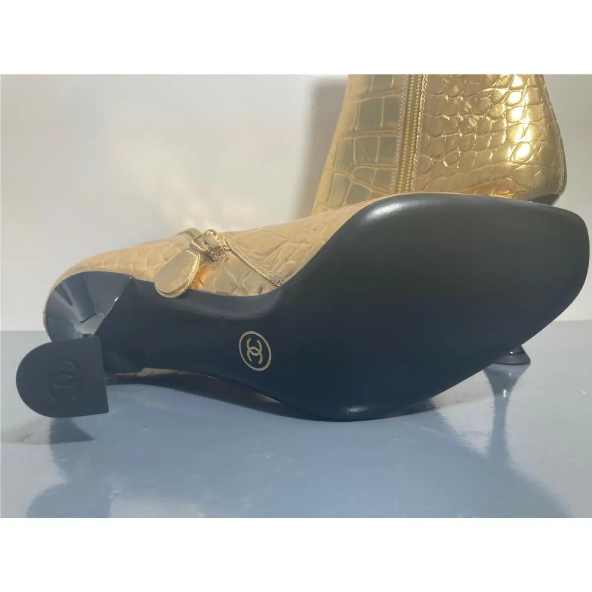 Chanel shoes - 19A - Gold (UPC: 3572651186145) 7