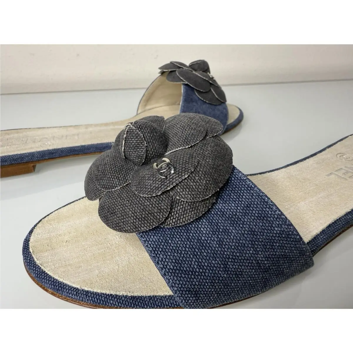 Chanel shoes - CHANEL Camellia - Camellia - Blue (UPC: 3572629322728) 0