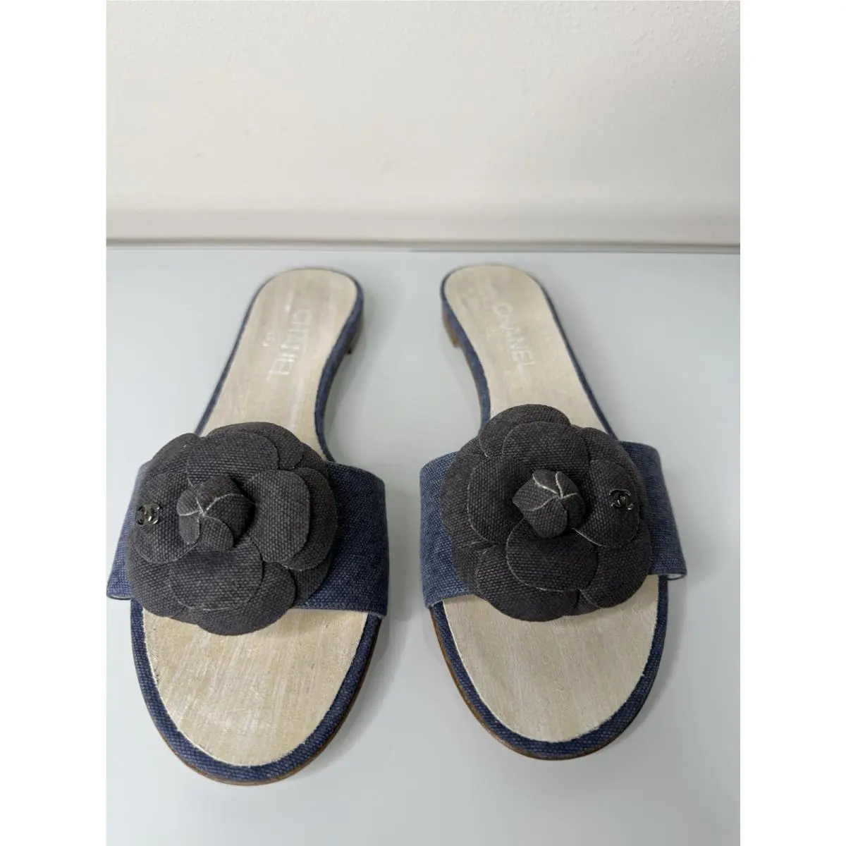 Chanel shoes - CHANEL Camellia - Camellia - Blue (UPC: 3572629322728) 2