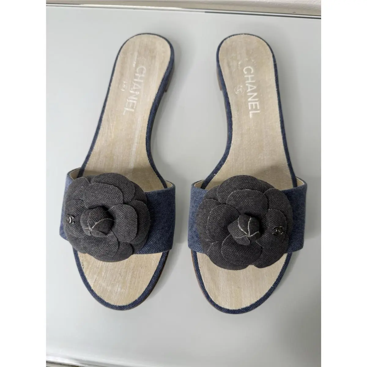 Chanel shoes - CHANEL Camellia - Camellia - Blue (UPC: 3572629322728) 3