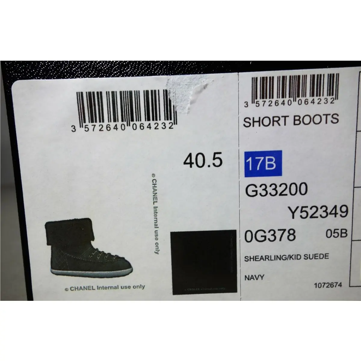 Chanel shoes - Chanel short boots - short boots - Blue (UPC: 3572640064232) 10