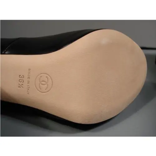 Chanel shoes - Platform Peep/Open Toe Pump - Platform Toe Pump - Blacks (UPC: 3572627355315) 4