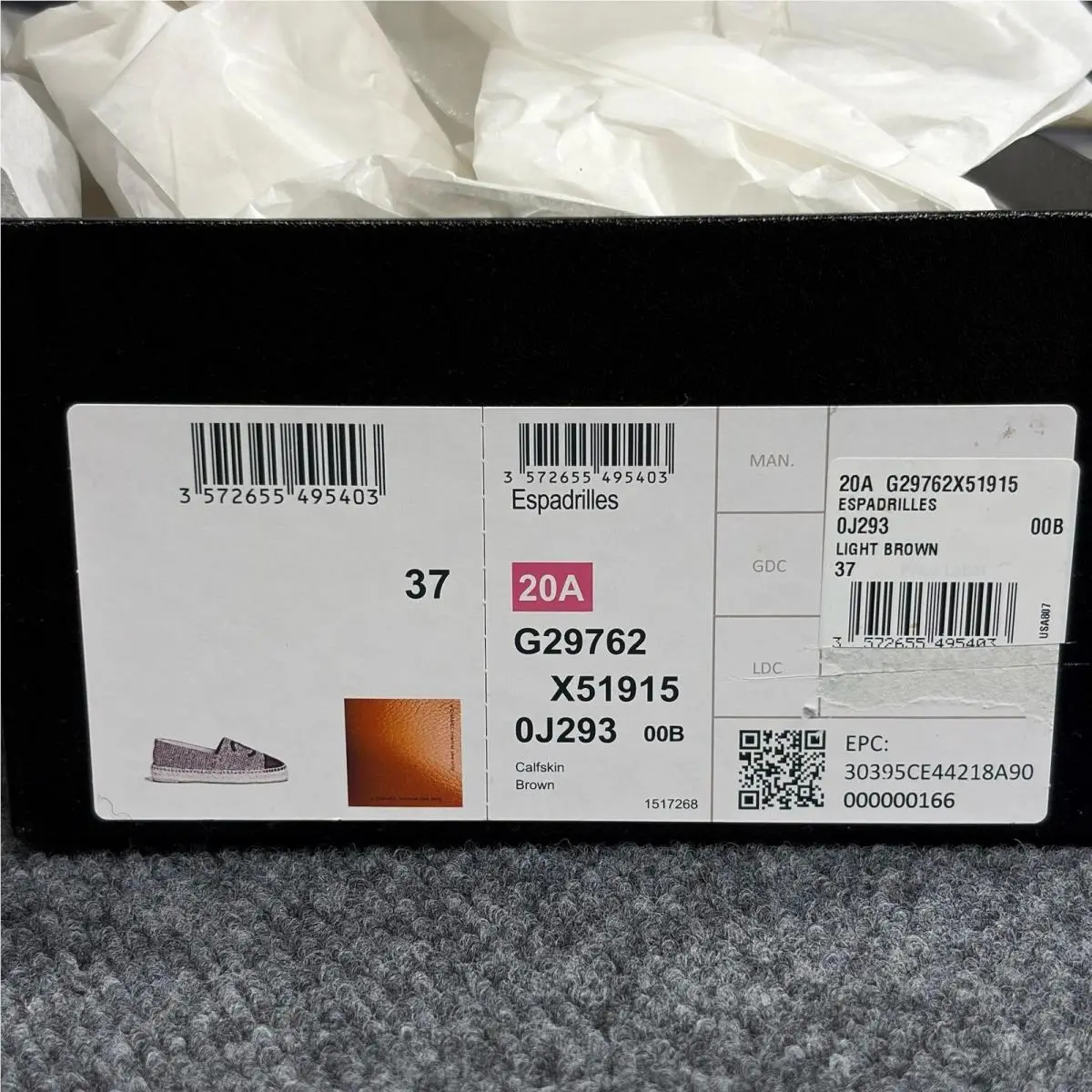Chanel shoes - CHANEL G29762 X51915 - Brown 9