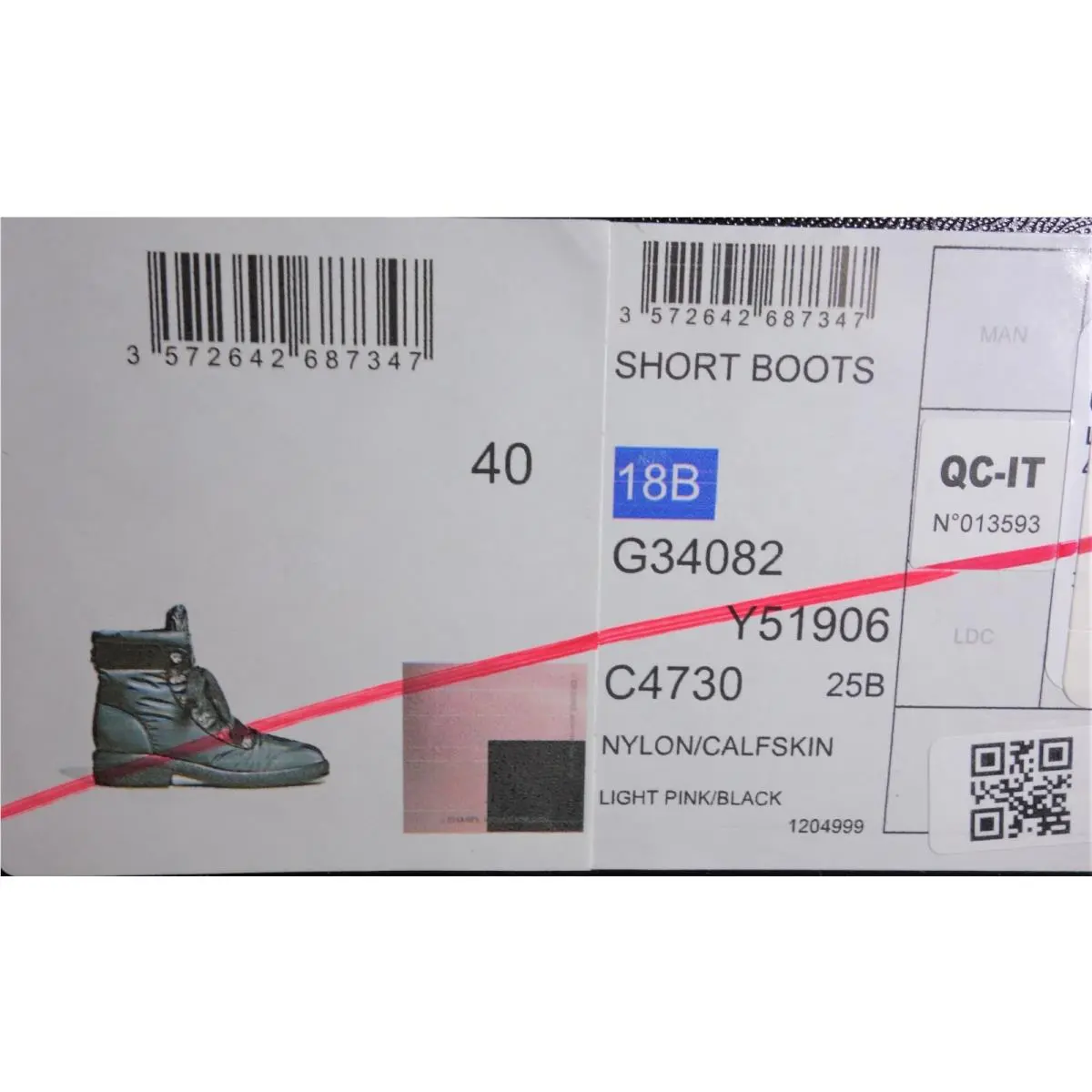 Chanel shoes - Chanel short boots - short boots - Pink (UPC: 3572642687347) 9