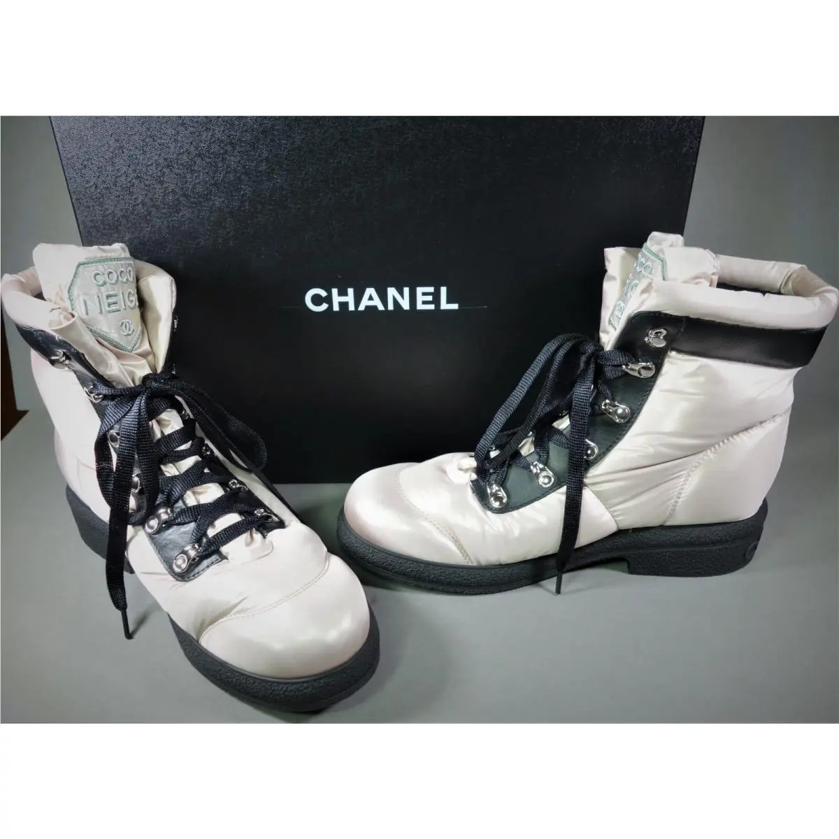 Chanel shoes - Chanel short boots - short boots - Pink (UPC: 3572642687347) 0