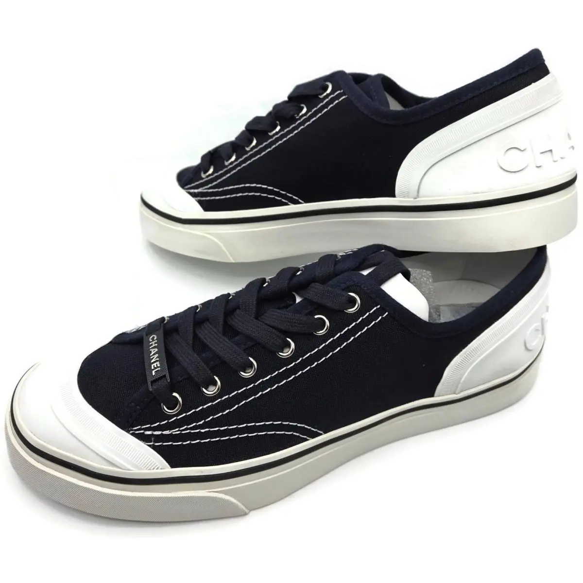 Chanel shoes - G34760 - G34760 - Navy Blue (UPC: 3572647786380) 13