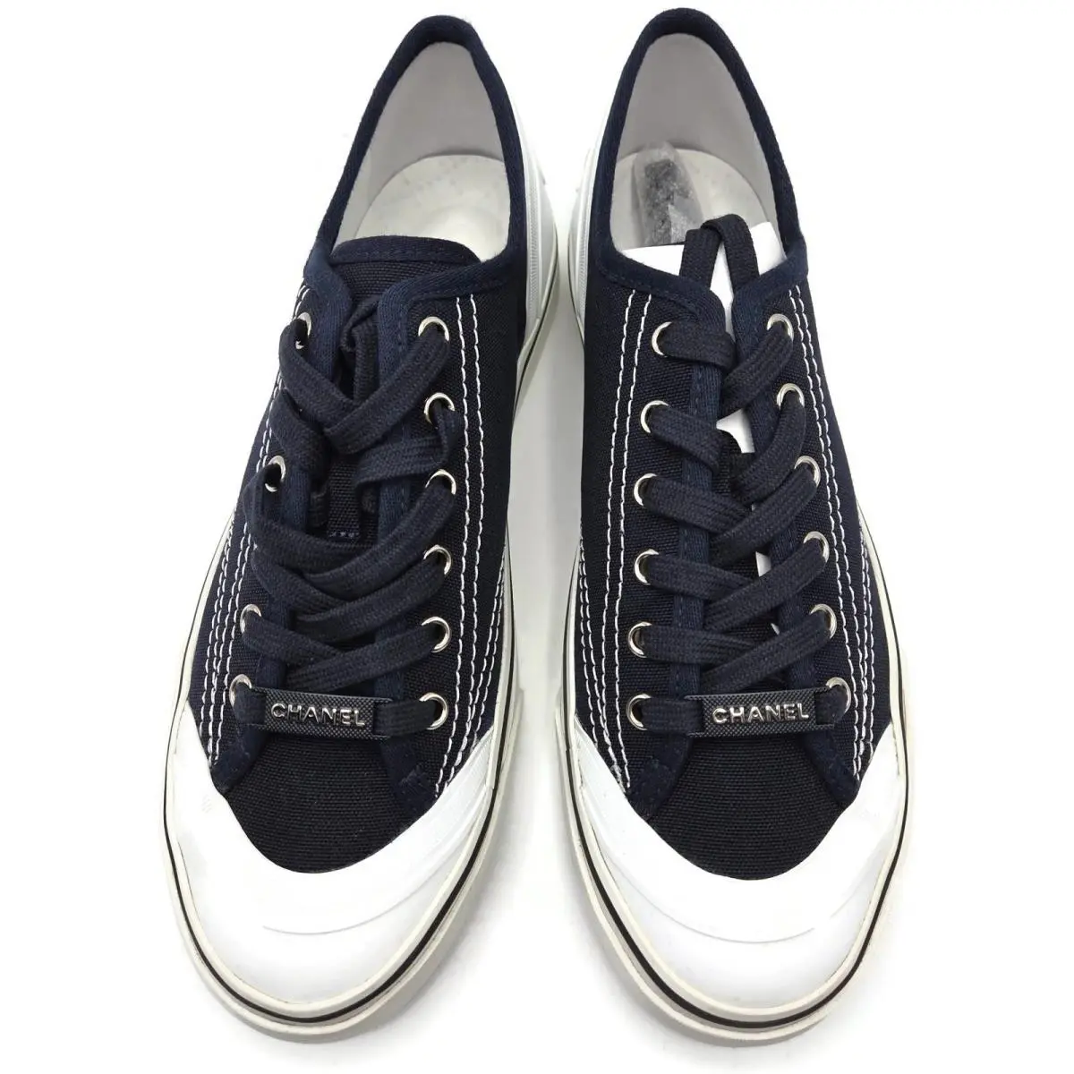 Chanel shoes - G34760 - G34760 - Navy Blue (UPC: 3572647786380) 0