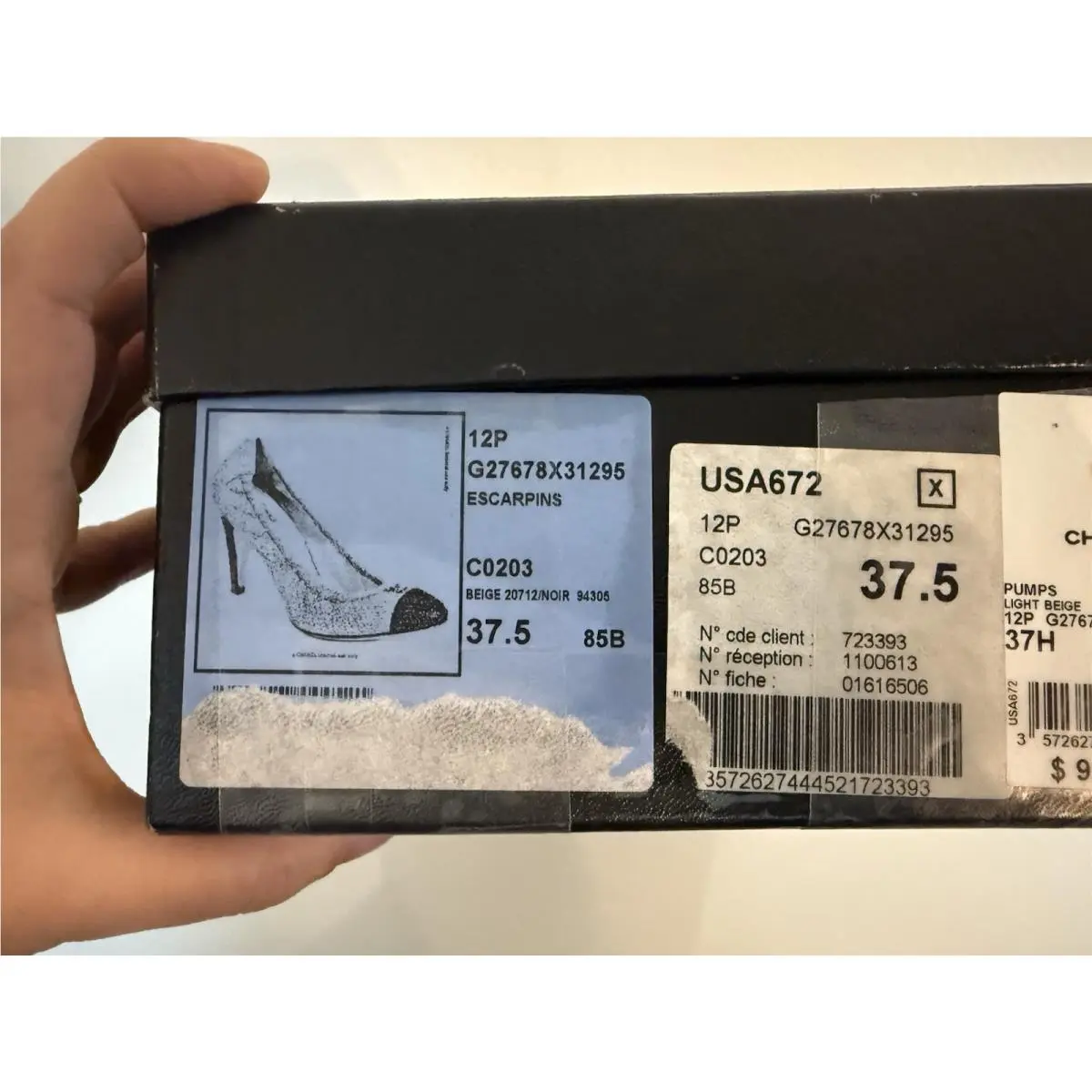 Chanel shoes - Beige, :: Black 10