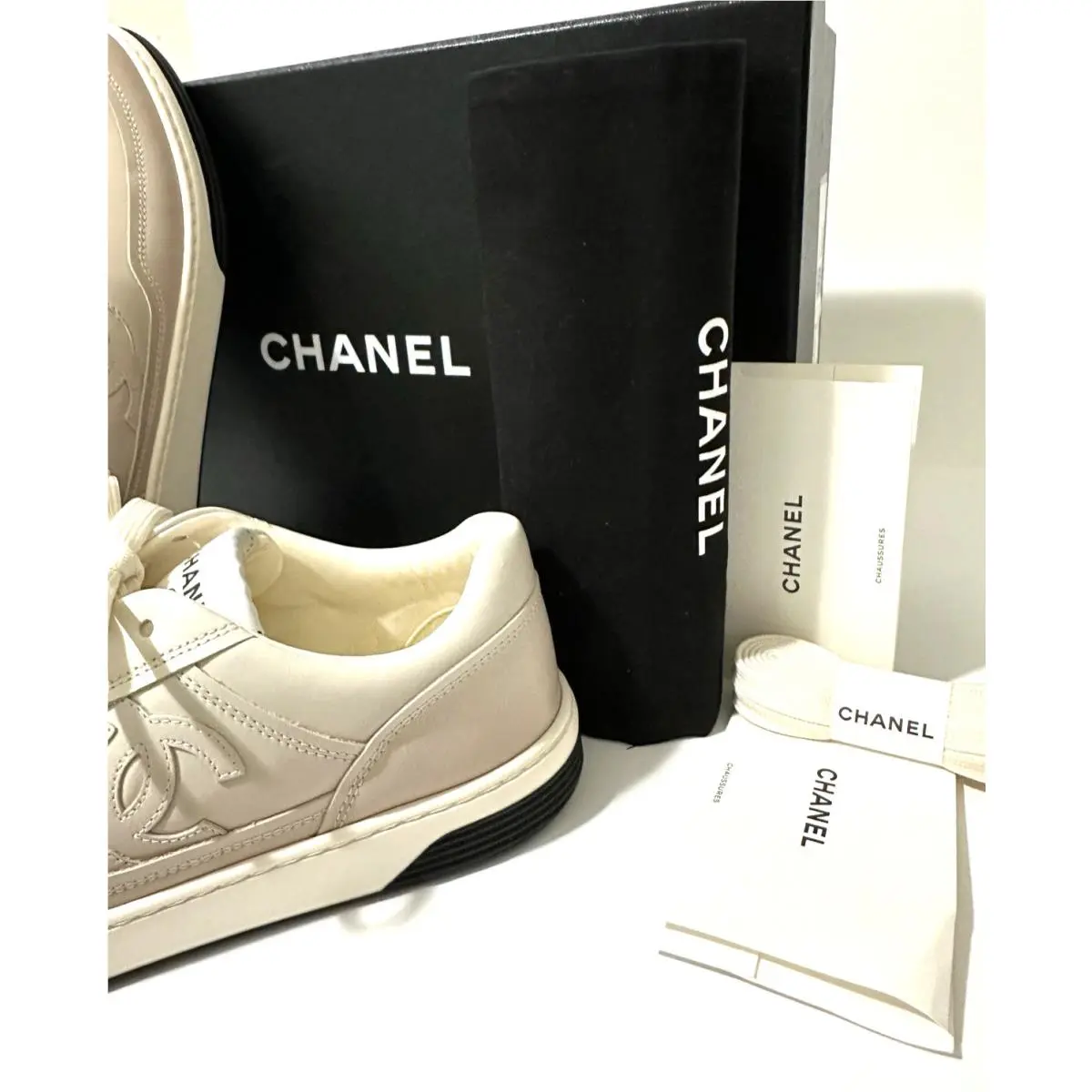 Chanel shoes - CHANEL CC - G39978 X56979 K5843 - Black/White (UPC: 3572672722131) 3