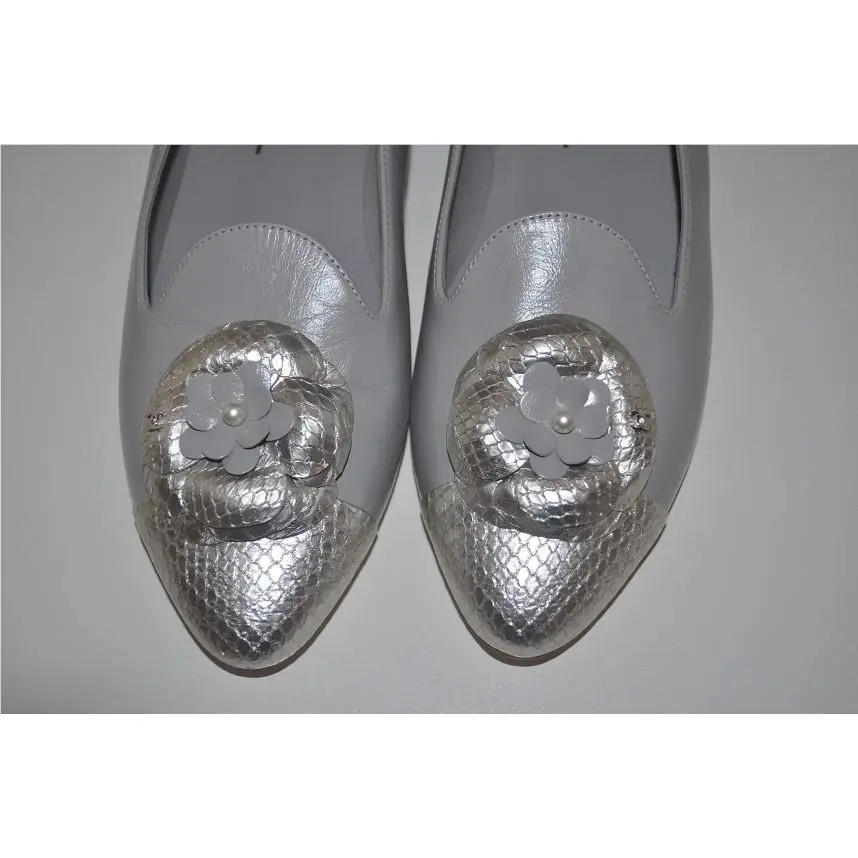 Chanel shoes - CHANEL Camellia - Camellia - Grey 2