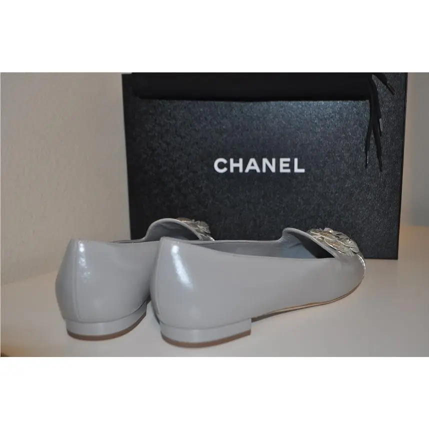 Chanel shoes - CHANEL Camellia - Camellia - Grey 5