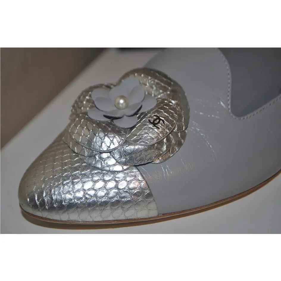 Chanel shoes - CHANEL Camellia - Camellia - Grey 7