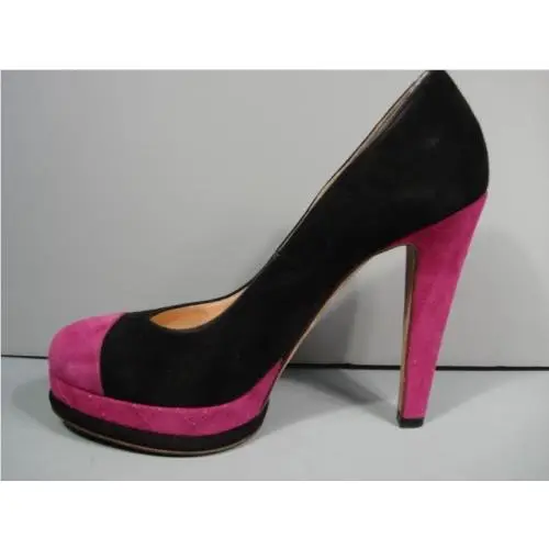Chanel shoes - Chanel Double Platform Pumps - Double Platform Pumps - Blacks (UPC: 3572627885584) 1