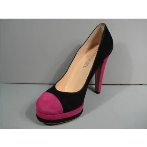 Chanel shoes - Chanel Double Platform Pumps - Double Platform Pumps - Blacks (UPC: 3572627885584) 2