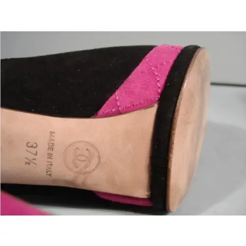 Chanel shoes - Chanel Double Platform Pumps - Double Platform Pumps - Blacks (UPC: 3572627885584) 6