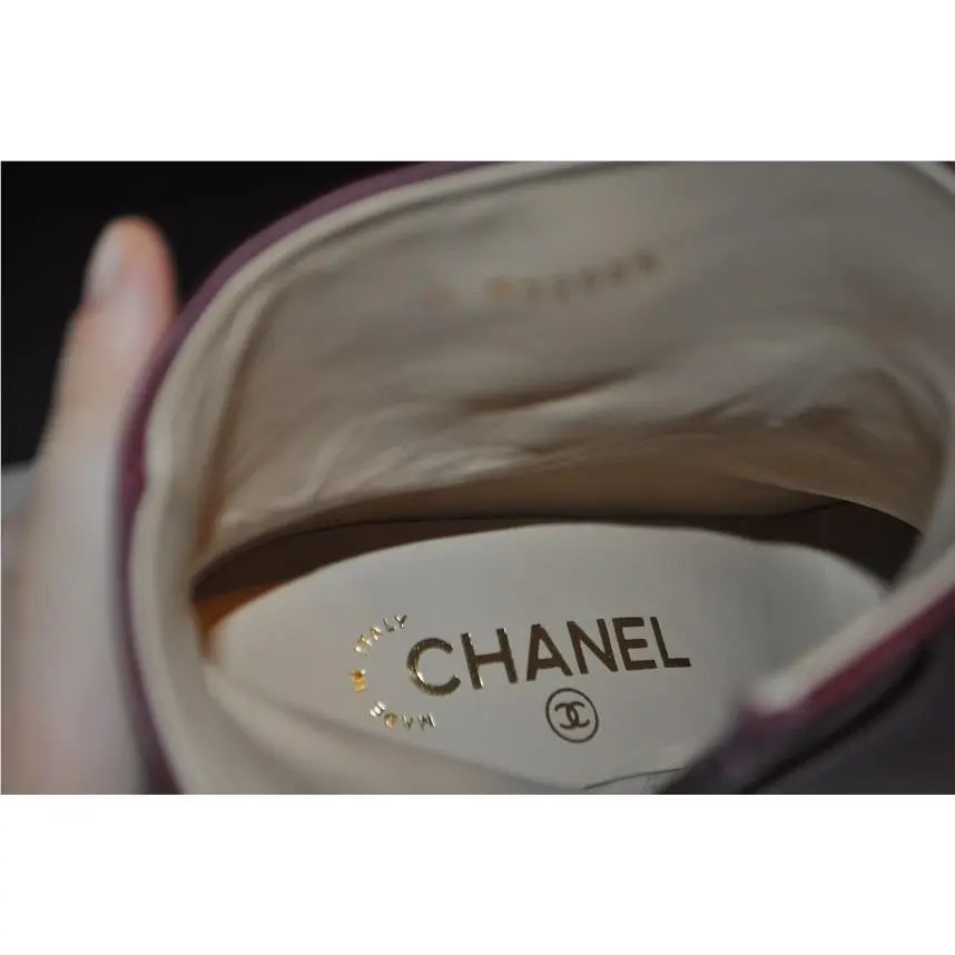Chanel shoes - CHANEL 16A - Red, Name:: Burgundy 8