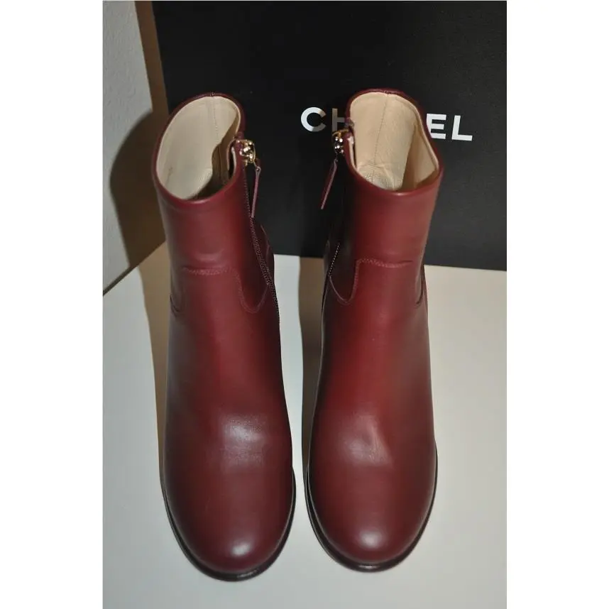 Chanel shoes - CHANEL 16A - Red, Name:: Burgundy 1