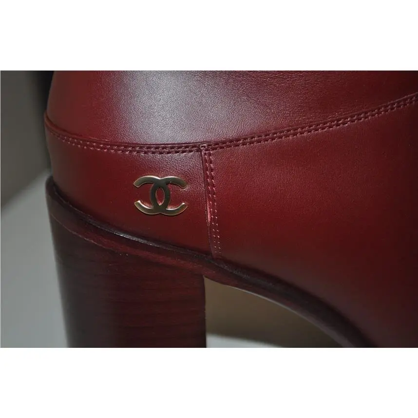 Chanel shoes - CHANEL 16A - Red, Name:: Burgundy 4