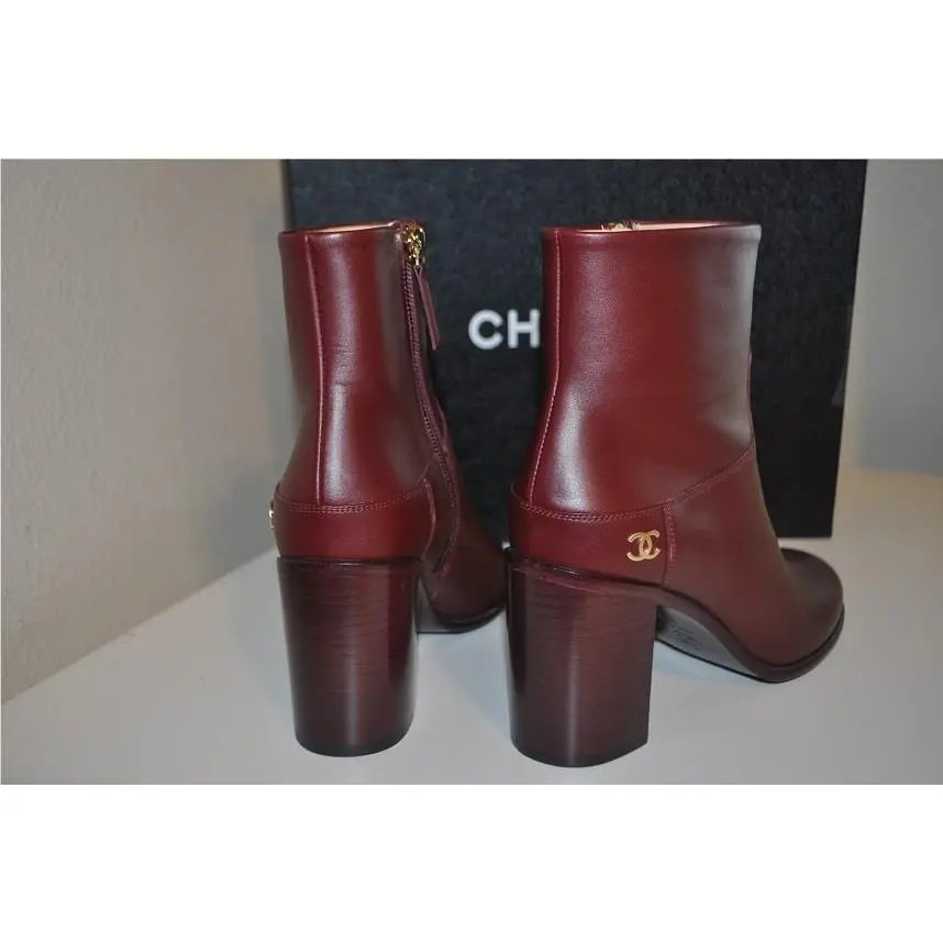 Chanel shoes - CHANEL 16A - Red, Name:: Burgundy 5