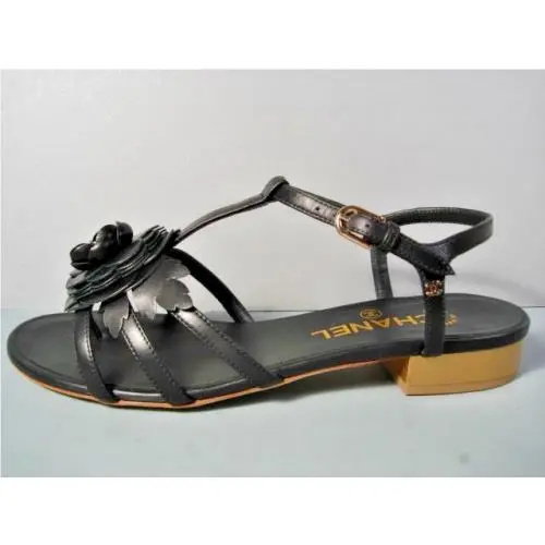 Chanel shoes - Thong - Thong - Black (UPC: 3572634000871) 0