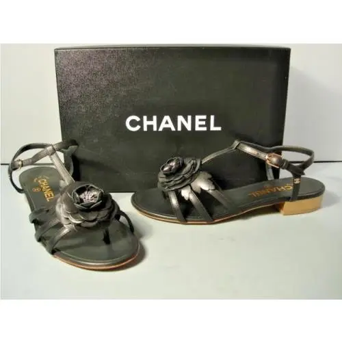 Chanel shoes - Thong - Thong - Black (UPC: 3572634000871) 1