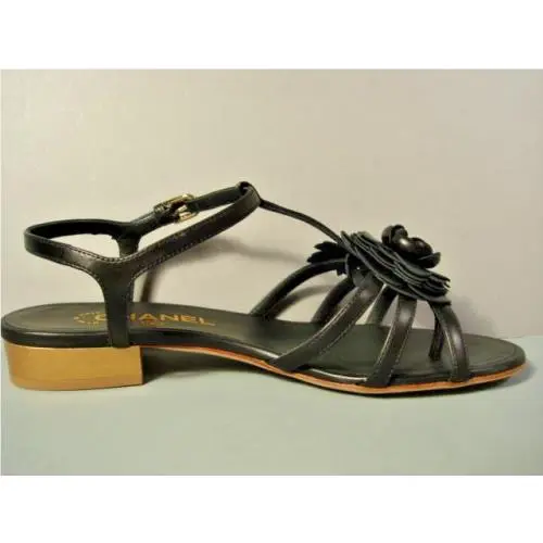 Chanel shoes - Thong - Thong - Black (UPC: 3572634000871) 3
