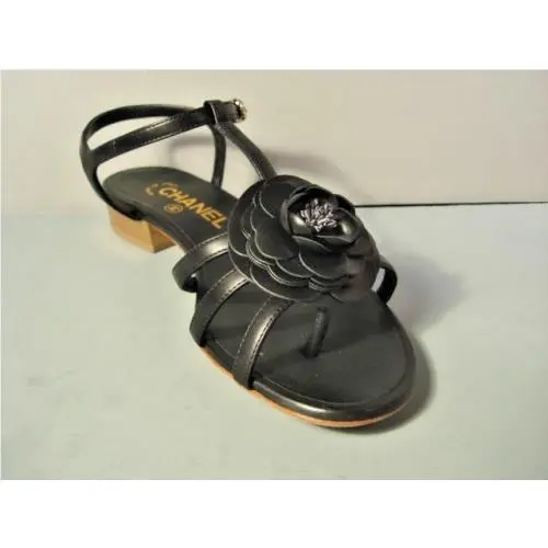 Chanel shoes - Thong - Thong - Black (UPC: 3572634000871) 5