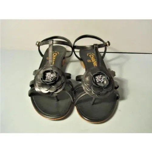 Chanel shoes - Thong - Thong - Black (UPC: 3572634000871) 6