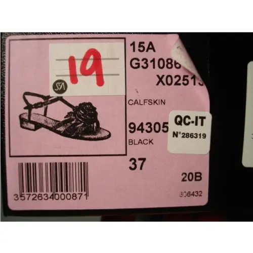 Chanel shoes - Thong - Thong - Black (UPC: 3572634000871) 9