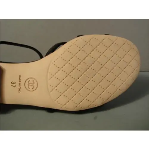 Chanel shoes - Thong - Thong - Black (UPC: 3572634000871) 10