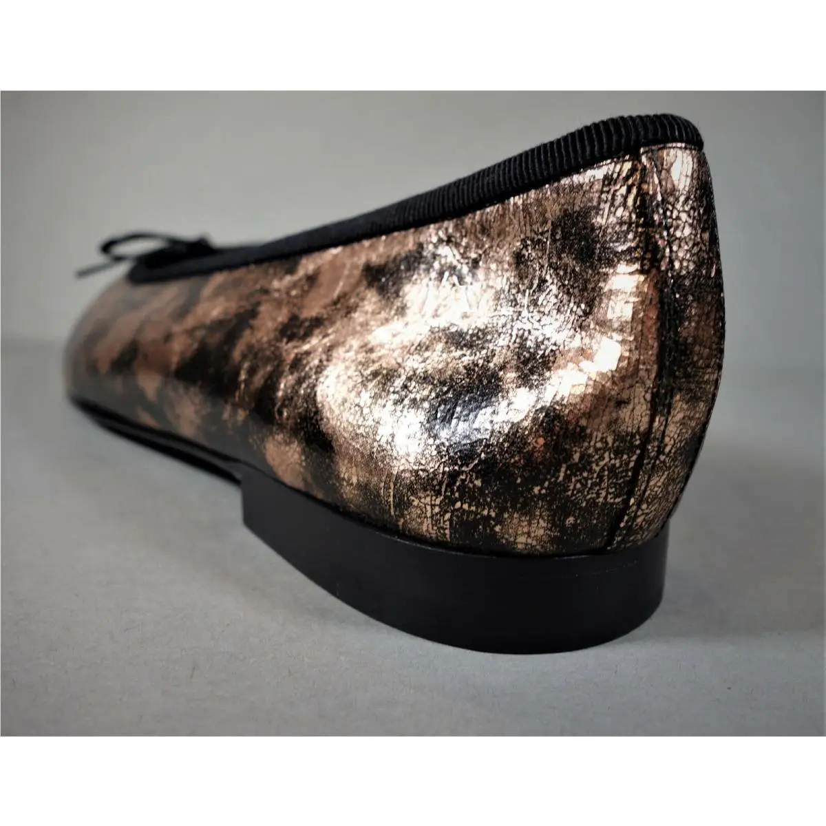 Chanel shoes - Chanel Ballerina - Ballerina - Multicolor, s: Black & Bronze (UPC: 3572642848823) 6