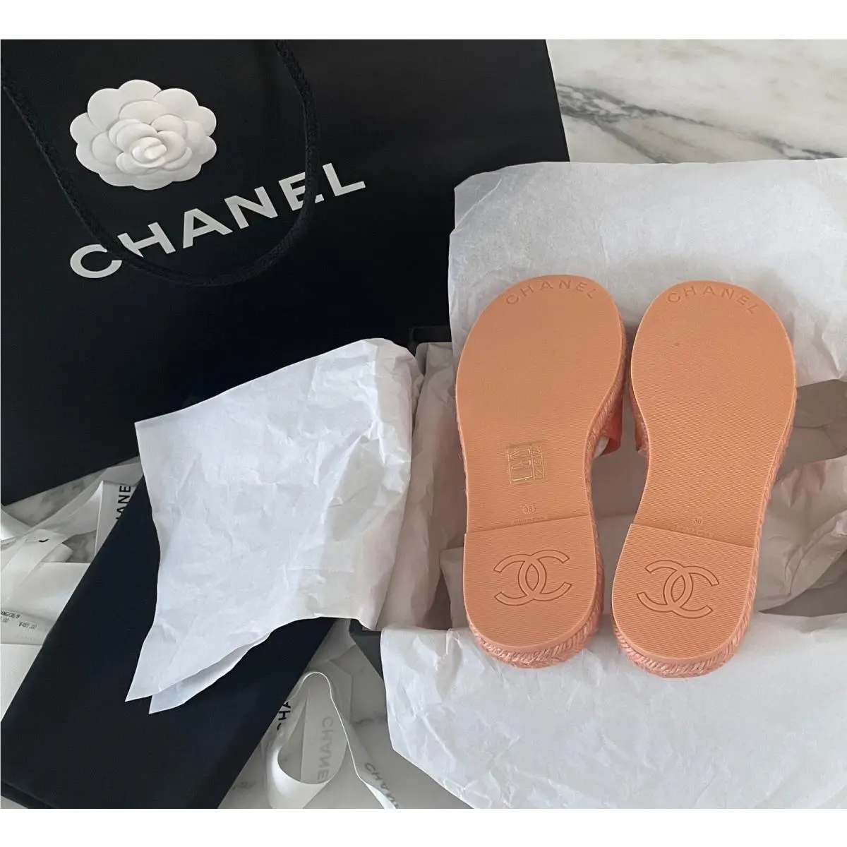 Chanel shoes - Chanel Espadrilles - Espadrilles - Light Orange 0