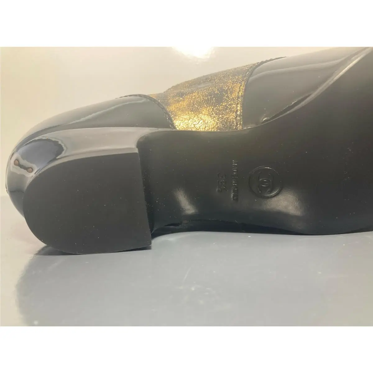 Chanel shoes - 18K - Black / Gold (UPC: 3572642867282) 7