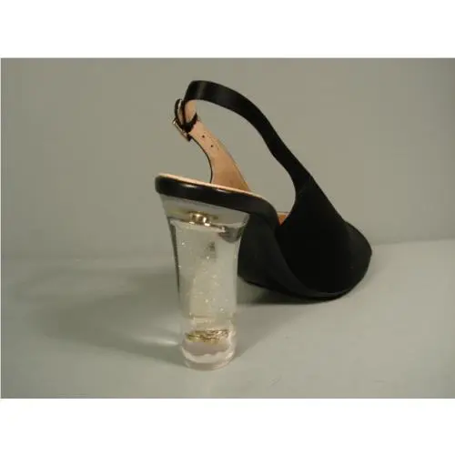 Chanel shoes - Chanel sandals slingback pumps - sandals slingback pumps - Black (UPC: 452537261094) 8
