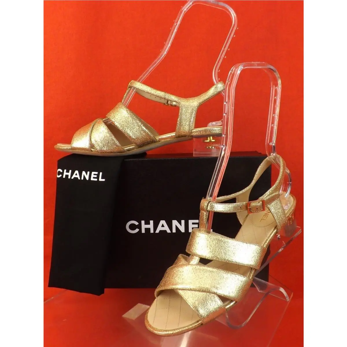 Chanel shoes - G30585X02348 - G30585X02348 - Metallic Gold (UPC: 3572632956958) 3