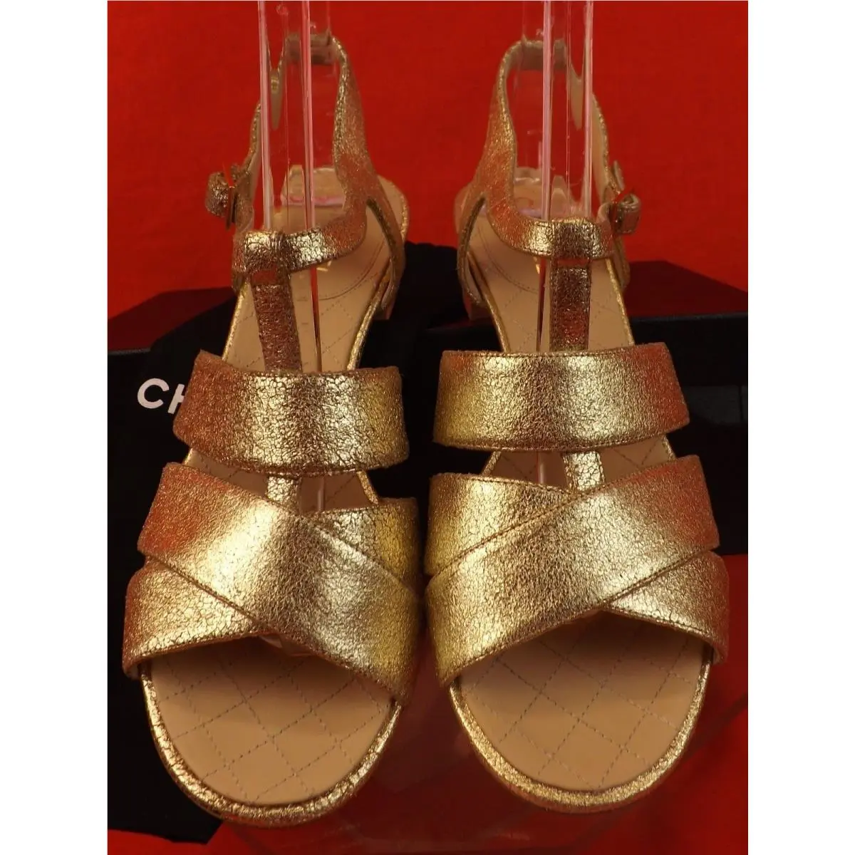 Chanel shoes - G30585X02348 - G30585X02348 - Metallic Gold (UPC: 3572632956958) 4