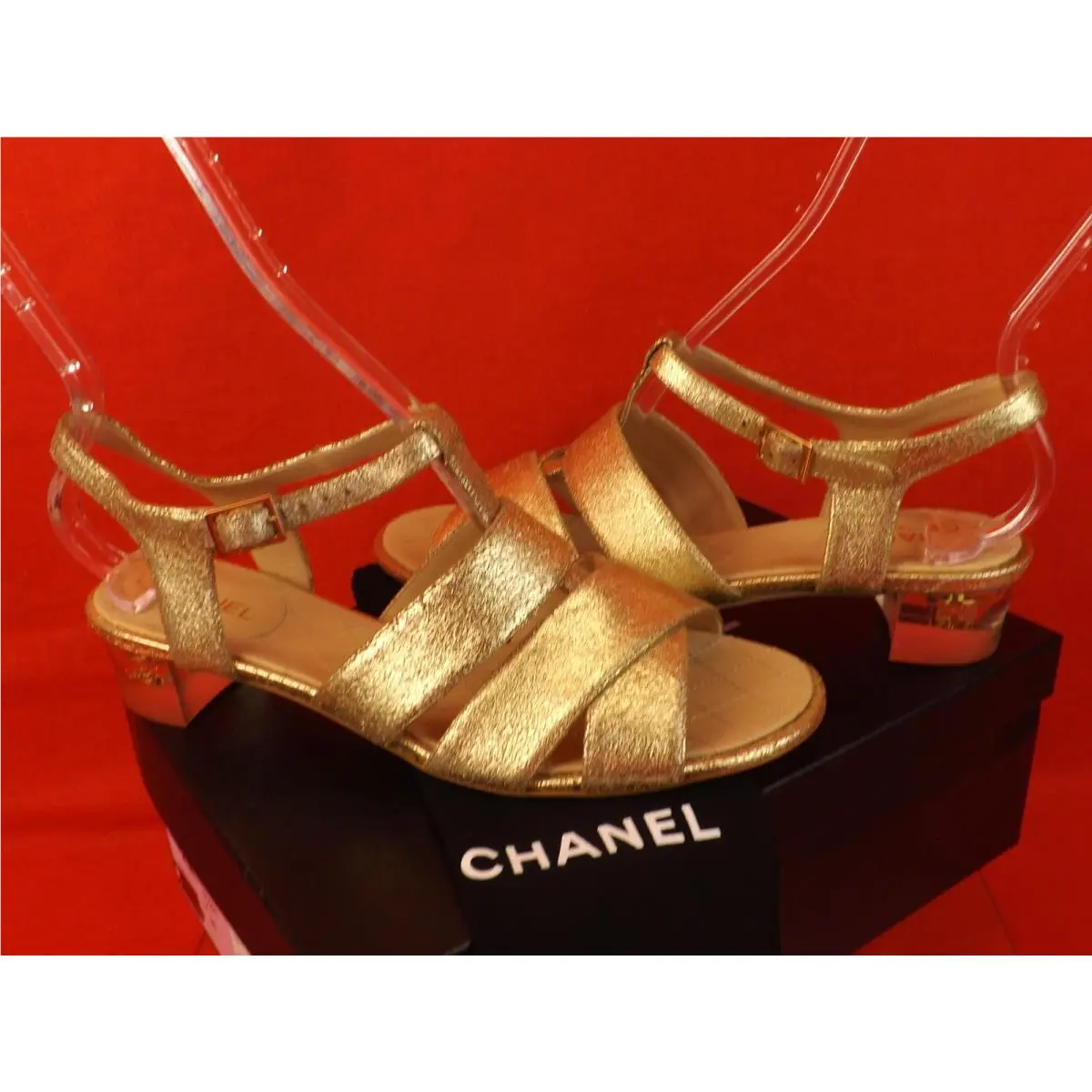Chanel shoes - G30585X02348 - G30585X02348 - Metallic Gold (UPC: 3572632956958) 6