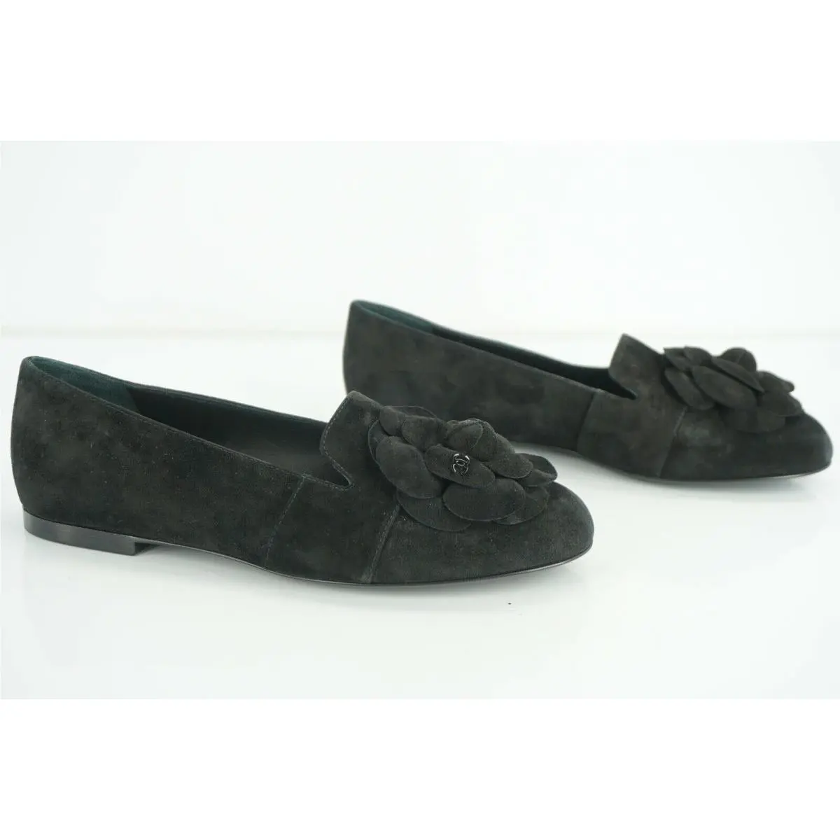 Chanel shoes - Camellia Loafer 17B - Camellia Loafer - Black - Black, Manufacturer: Black (UPC: 3572640049499) 8